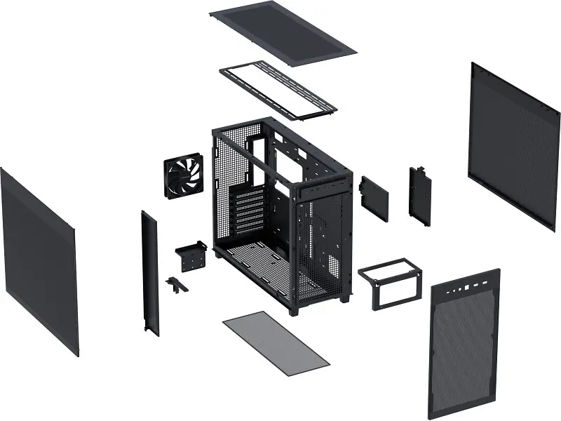 Корпус Asus Prime AP303 Mesh Black (90DC00V0-B39000) - фото 8