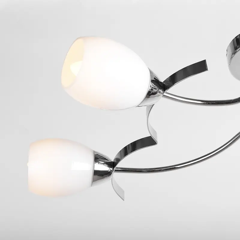 Люстра потолочная Brille классическая E14 40W CH (LK-260C/4) - фото 2