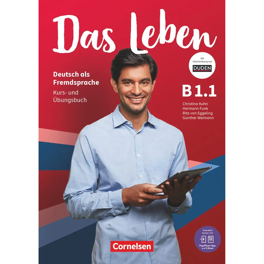 Das Leben B1.1 Kurs- und Übungsbuch Inkl. E-Book und PagePlayer-App - Герман Функ