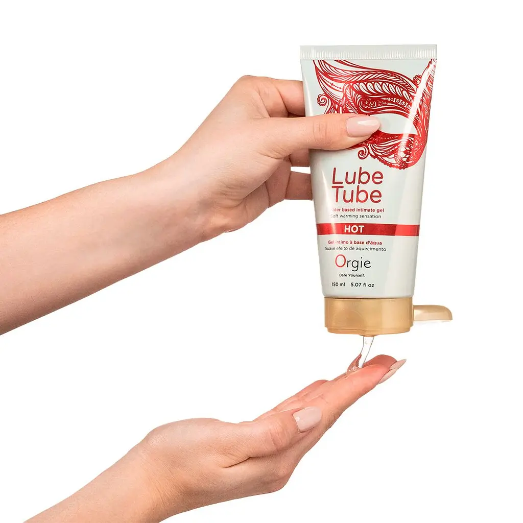 Лубрикант на водній основі Orgie Lube Tube Hot, 150 мл, із зігрівальним ефектом, без запаху - фото 2