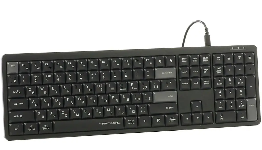 Клавіатура A4Tech A4-Tech Fstyler FX55 (Black) (FX55 (Black)) - фото 2