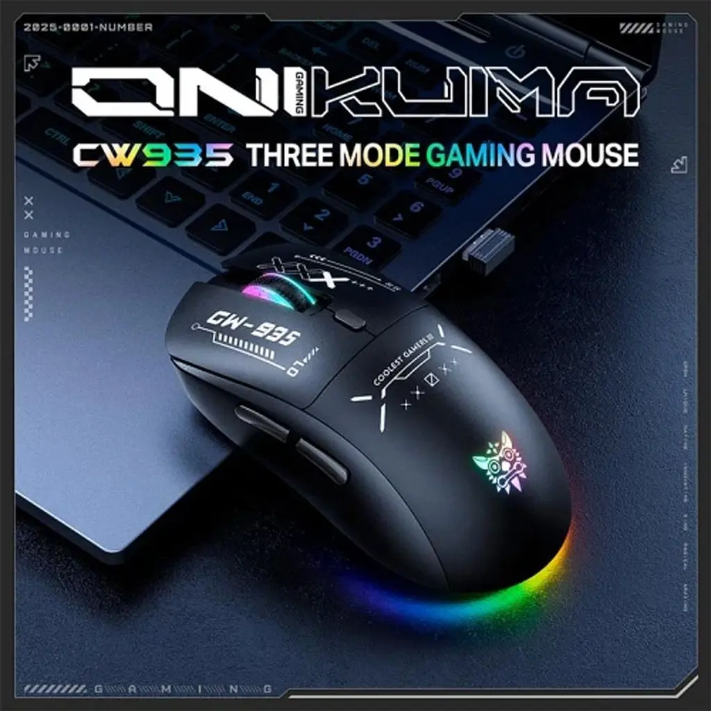 Миша Onikuma CW935 Wireless Black [161286] - фото 5