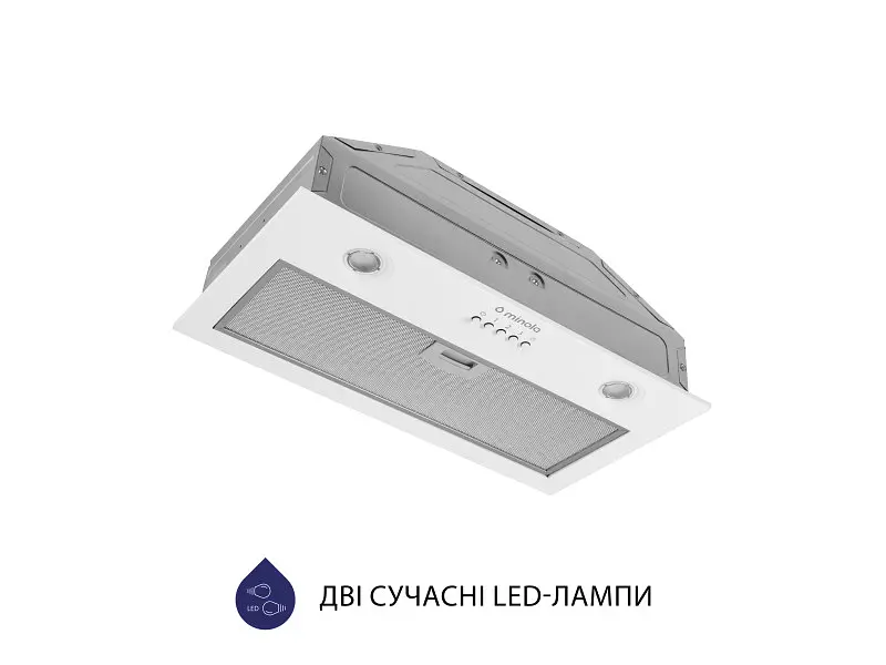 Витяжка Minola HBI 5204 WH 700 LED - фото 4