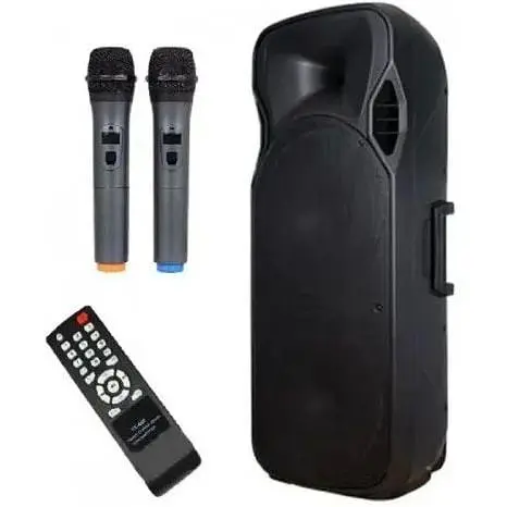 Акумуляторна акустична система XPRO A15-15 колонка валіза 150Вт USB SD FM радіо Bluetooth 2 мікрофони ДК (A15-15) - фото 5