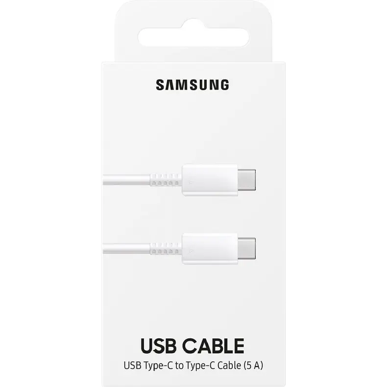 Кабель Samsung USB-C to USB-C 100W White (EP-DN975BWRGRU) [97783] - фото 4