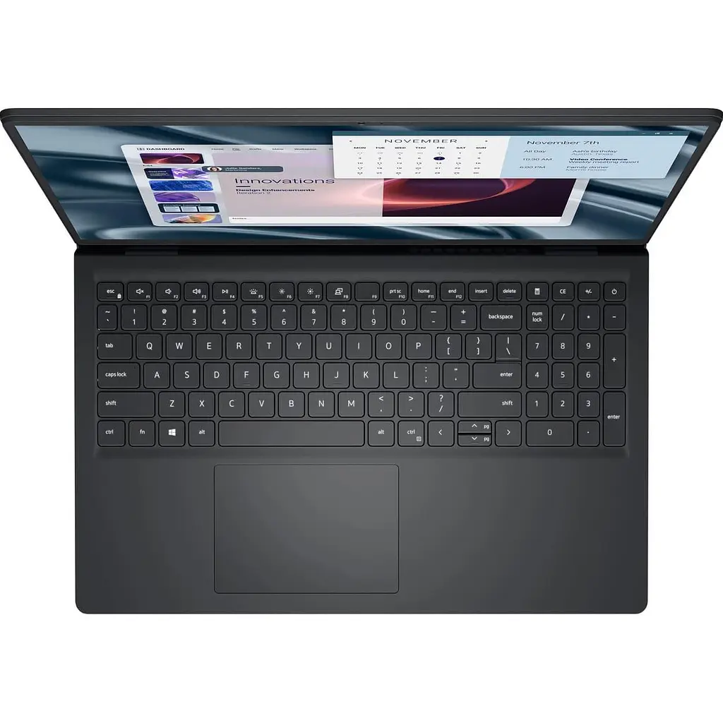 Ноутбук Dell 15.6 Pro 15 Essential FHD AG/Ryzen 3 7320U/8GB/512SSD/UMA/DOS/Black (PV15255MDO851UA_UBU) - фото 4