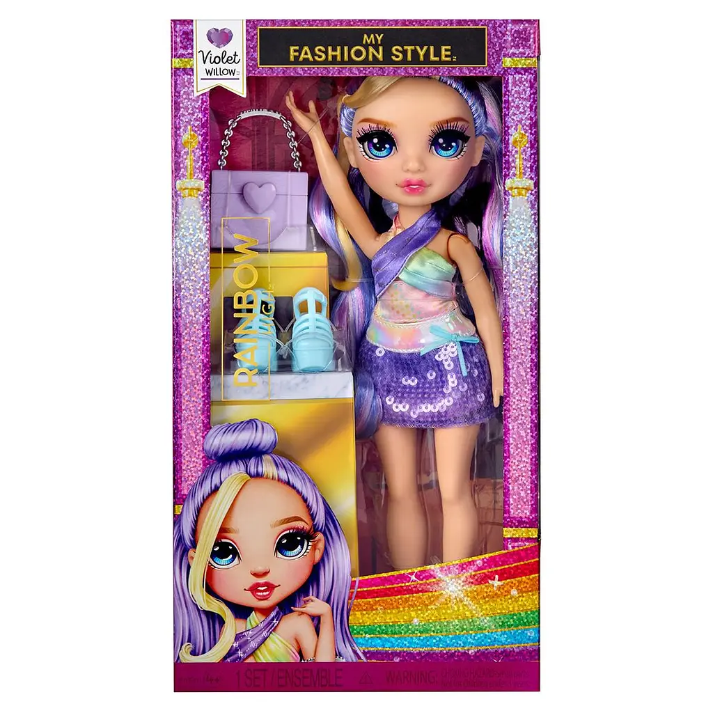 Лялька RAINBOW HIGH серії “My Fashion Style” — ВІОЛЕТТА (з аксес) Rainbow High 248637 - фото 6