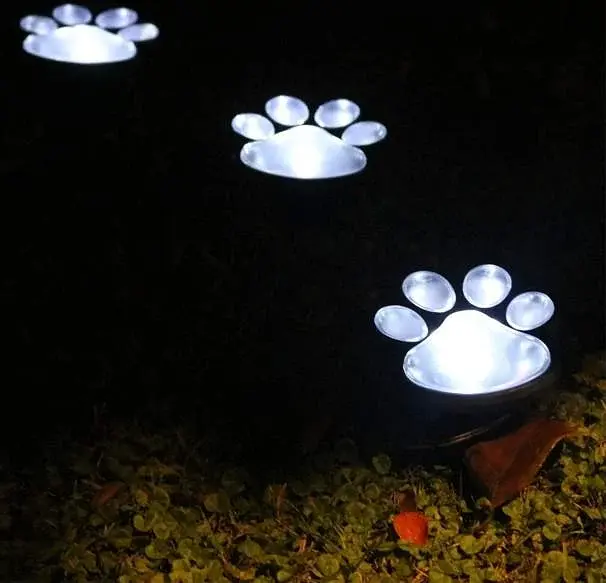 Світильник Solar Paw Print Lights на сонячній батареї 4 шт. - фото 3
