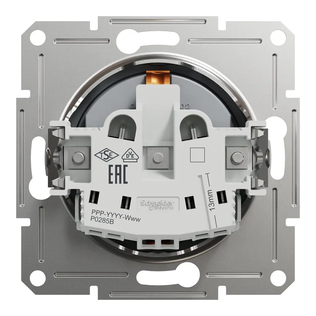 Розетка Schneider Electric ASFORA сталь (EPH2900162) - фото 8