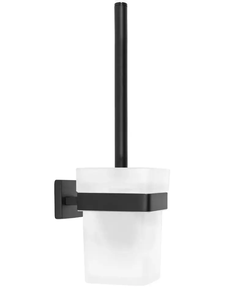 Йоршик для унітазу Rea Erlo 05 black REA-06910, Чорний матовий - фото 3