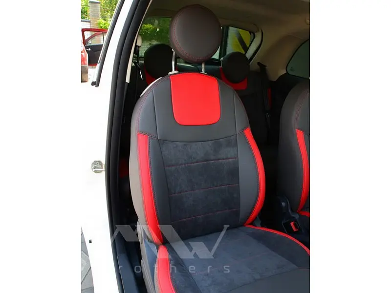 Авточохли модельні MW Brothers для Fiat 500 з 2007 - фото 5