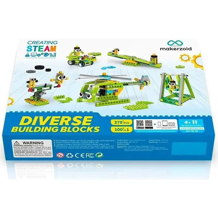 Конструктор Makerzoid Diverse Building Blocks (MKZ-BK-DB) [86646] - фото 2