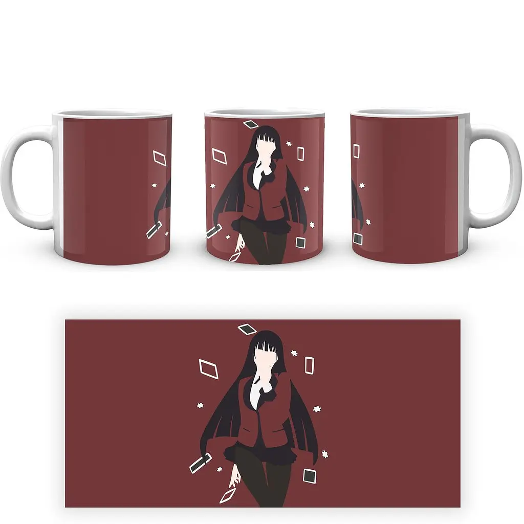 Кухоль GeekLand Шалений азарт Kakegurui Юмеко Джабамі KI.02.10 330 мл білий - фото 4