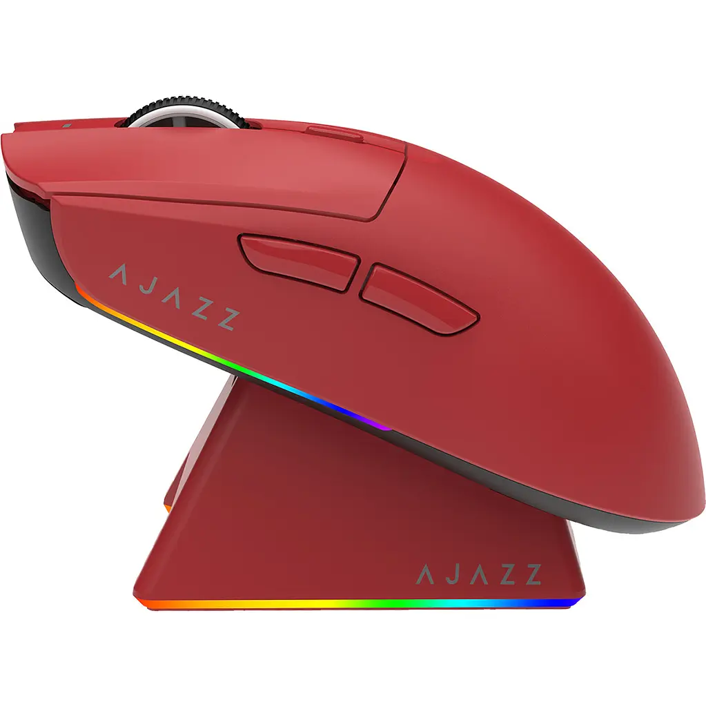 Мышь беспроводная Ajazz AJ139 V2 MC Wireless/Bluetooth/USB Red (AJ139-V2-MC-R) - фото 5