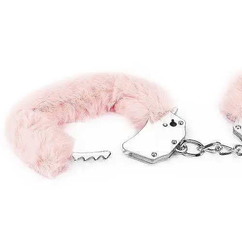 Наручники з хутром LoveToy Fetish Pleasure Fluffy Hand Cuffs - фото 2