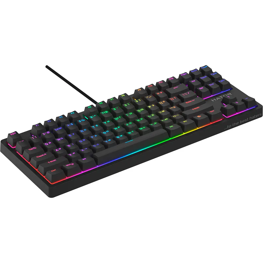 Клавіатура Hator Rockfall 2 Mecha TKL Orange USB Black (HTK-520) [97955] - фото 3
