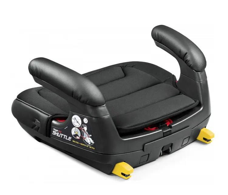 Автокрісло-бустер Peg-Perego Viaggio 2-3 Shuttle Licorice, чорний (IMVS000035BL13DX13) - фото 2