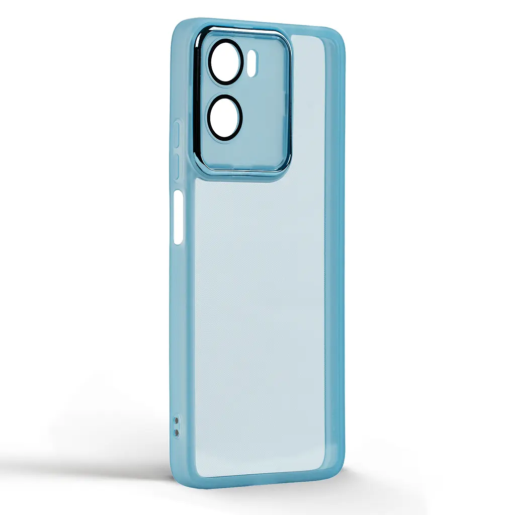 Защитный чехол для Motorola G06 4G/G06 Power 4G, Shade, синий, TPU+PC, матовый, защита всего корпуса, панель-накладка, противоударный, с большими бортами, амортизирует удары при падениях, ArmorStandart (ARM89101) - фото 2