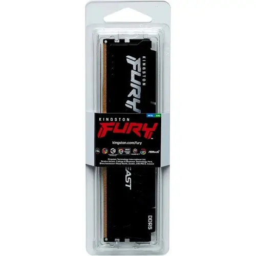 Пам'ять 32Gb DDR5, 5600 MHz, Fury Beast, Black Kingston teh0023984 - фото 5