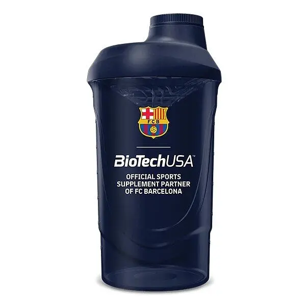 Шейкер BioTech FC Barcelona Shaker, 600 мл - Blue
