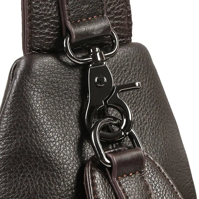 Чоловіча шкіряна сумка Vintage 17х28,5х5 см sum0015037 - фото 7