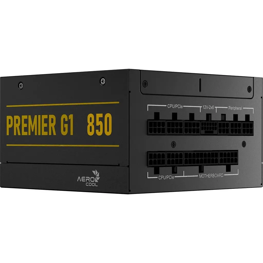 Блок питания Aerocool Premier G1 850W 80+ Gold (ACPG-PR85FEC.71) Black - фото 5