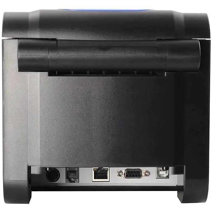 Друкарка етикеток Xprinter XP-370B (термодрук, 152 мм/с, стрічка 82 мм, 203 DPI, USB+Serial, чорний) - фото 5