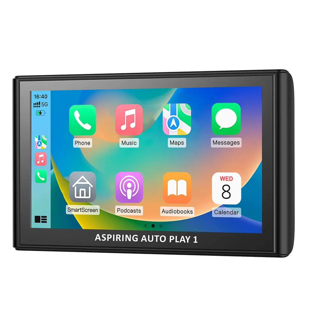 Портативний монітор Aspiring Auto Play 1, Magnet, CarPlay, Android auto - фото 7