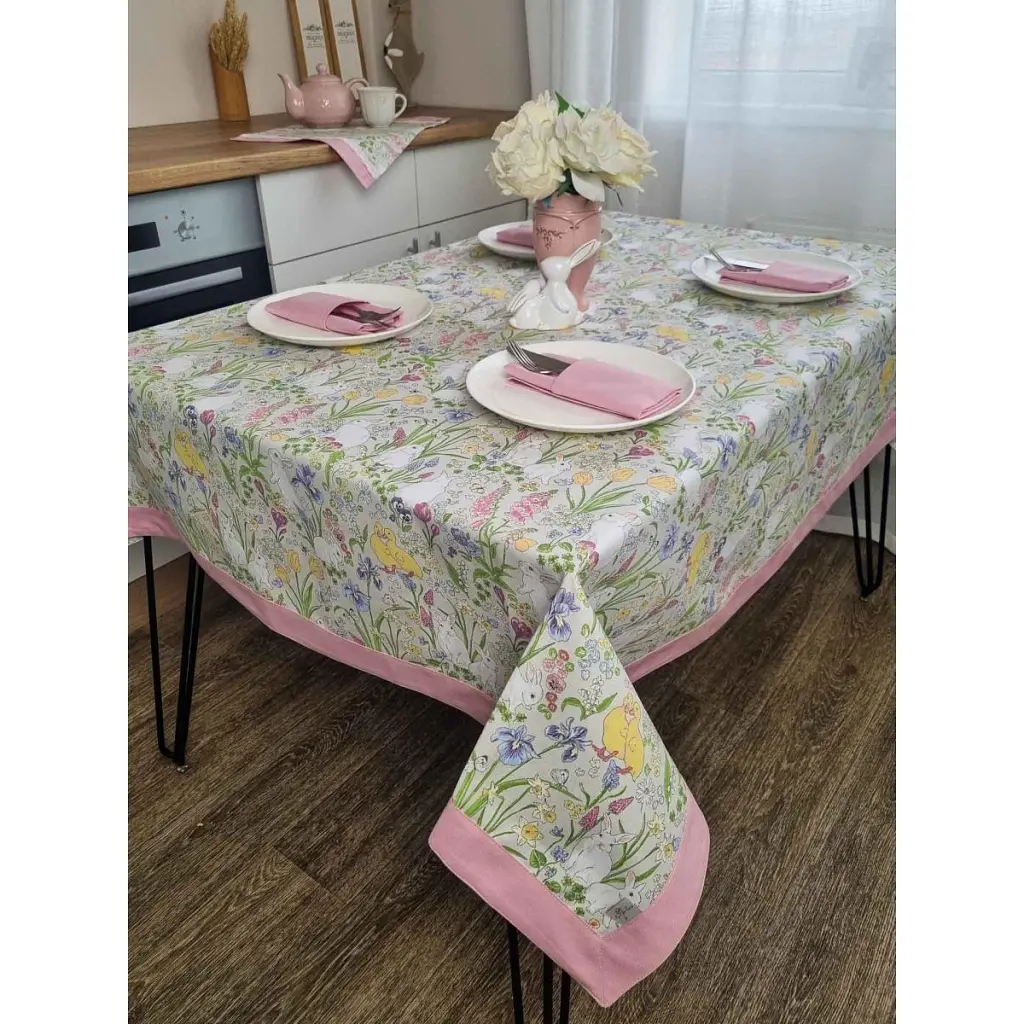 Скатертина Прованс з кантом Весна 180х136 см (034064) - фото 6