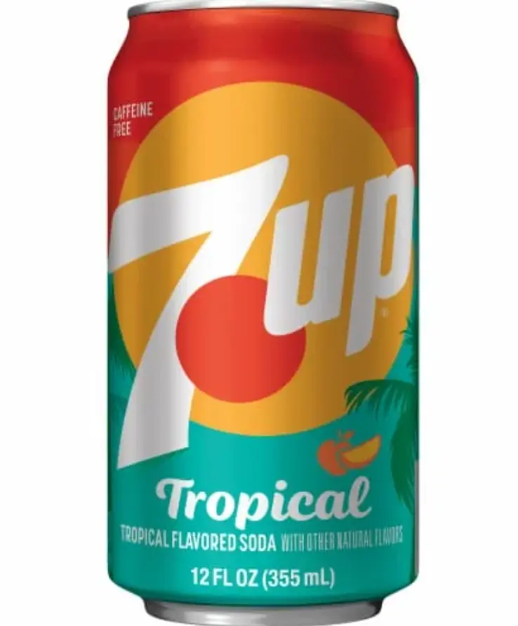 Газований напій 7UP Tropical 355 мл
