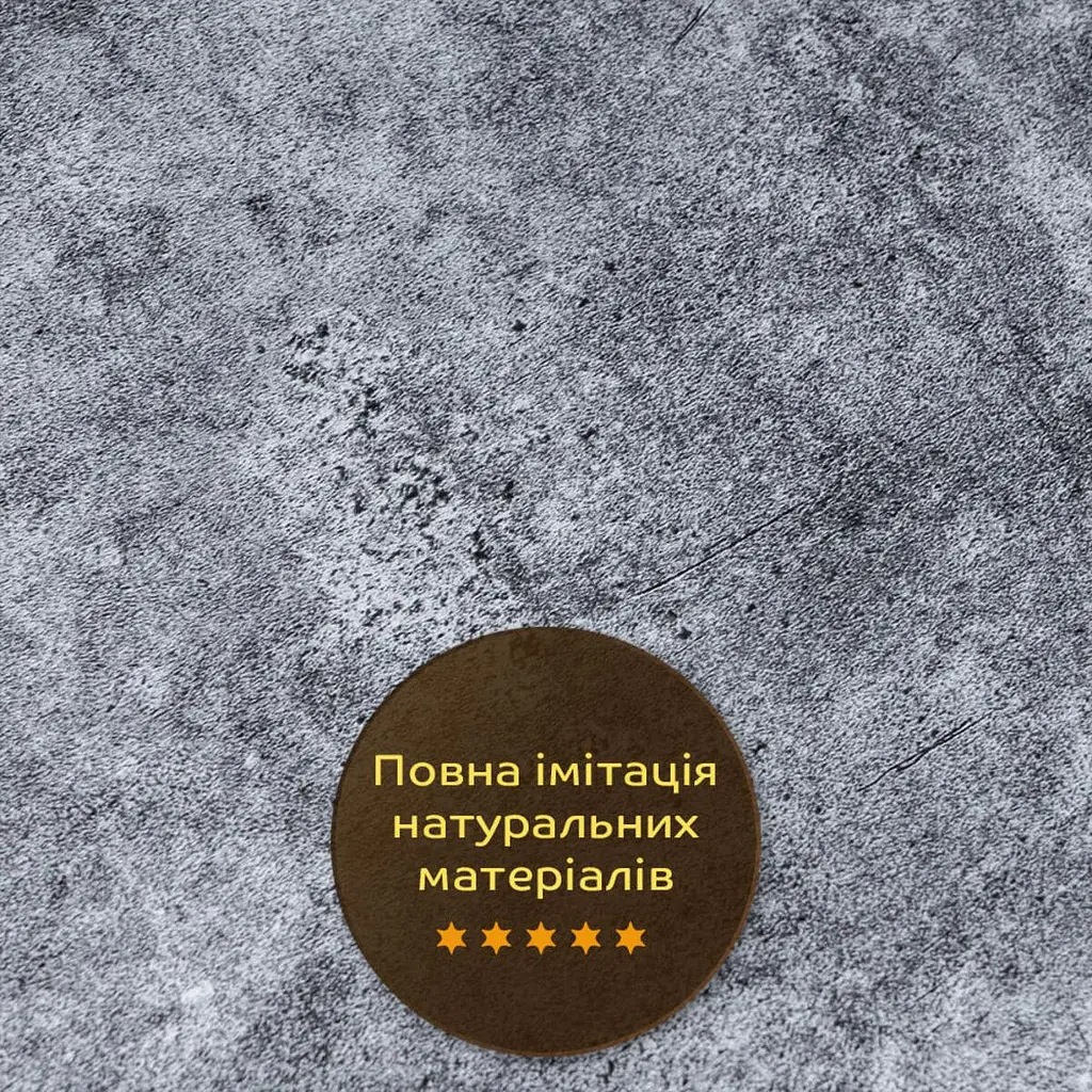 Декоративна плита Sticker Wall ПВХ 1.22м х 2.44м х 3мм Попелястий мармур SW-00001405 - фото 6