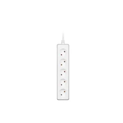 Мережевий подовжувач 2E 5XCEE7/17, 1.5м, white (2E-U0510M1.5) - фото 2