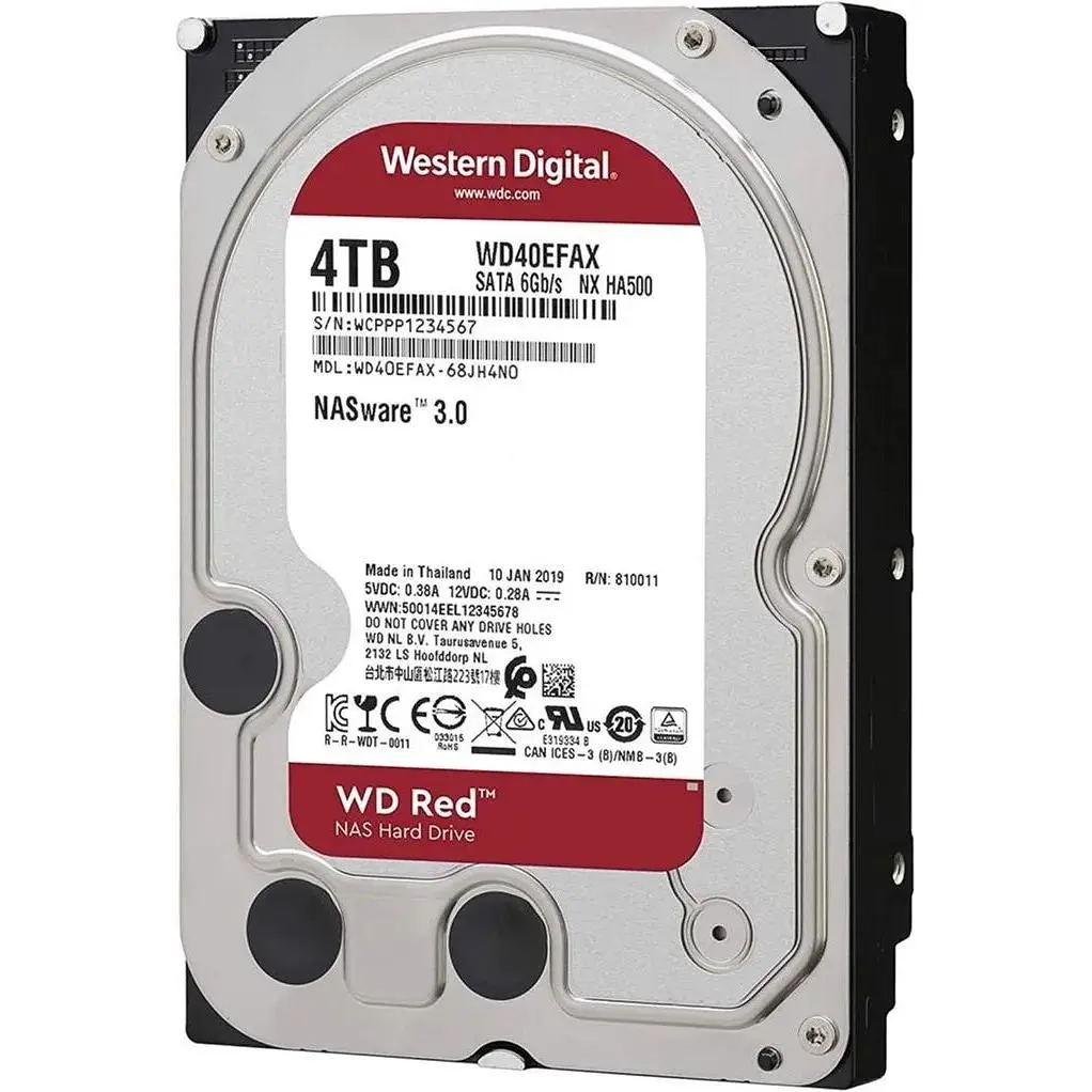 Жорсткий диск Western Digital Red 3.5" 4TB 5400rpm 256MB SATAIII (WD40EFAX) - фото 2