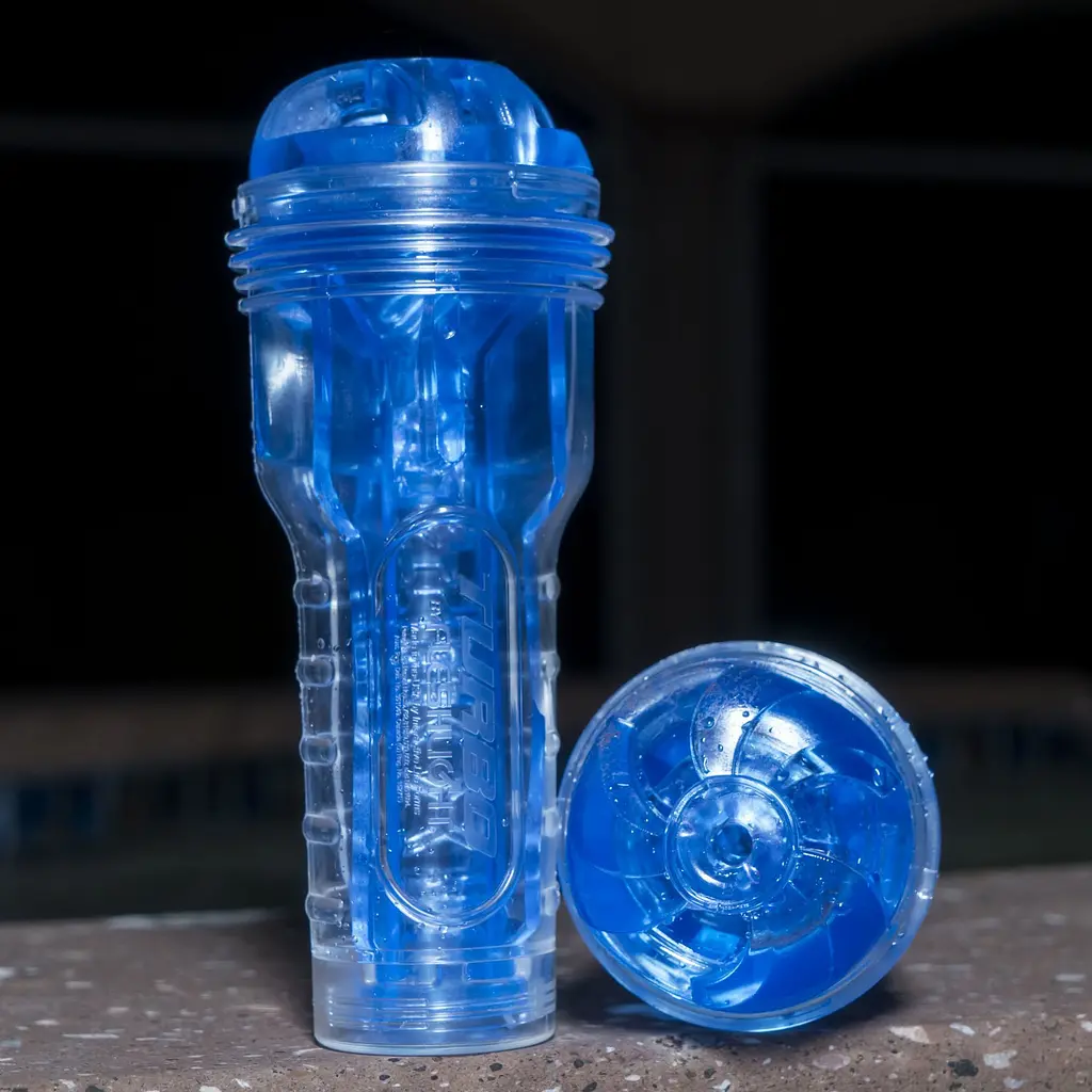 Мастурбатор Fleshlight Turbo Thrust Blue Ice - фото 4