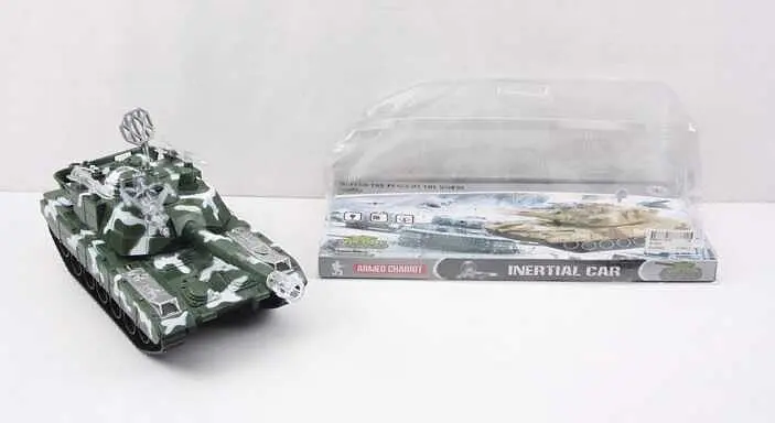 Танк M 1 A2-C "Armed Chariot", інерція, тріщатка, в слюді (6990580110067) МІКС - фото 4