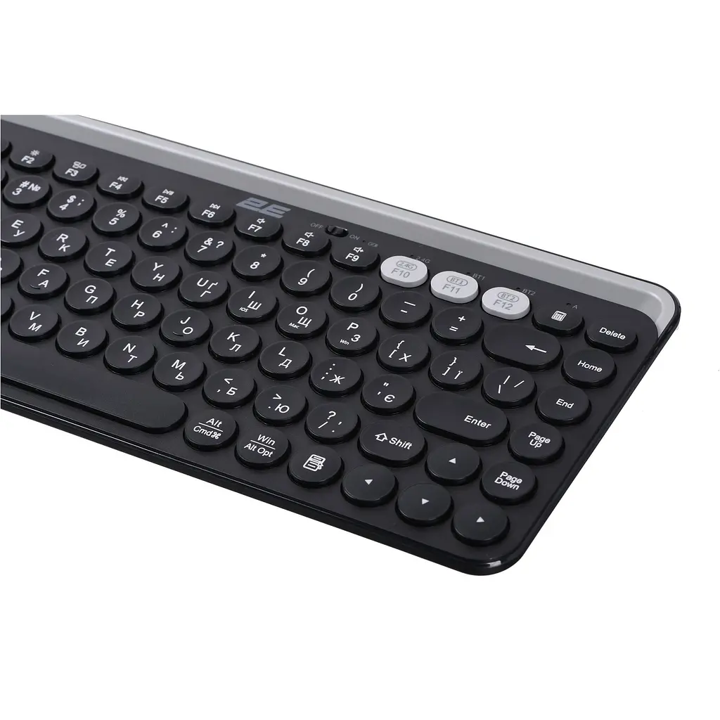 Клавіатура 2E KS250 Wireless UA Black (2E-KS250WBK_UA) [150956] - фото 2
