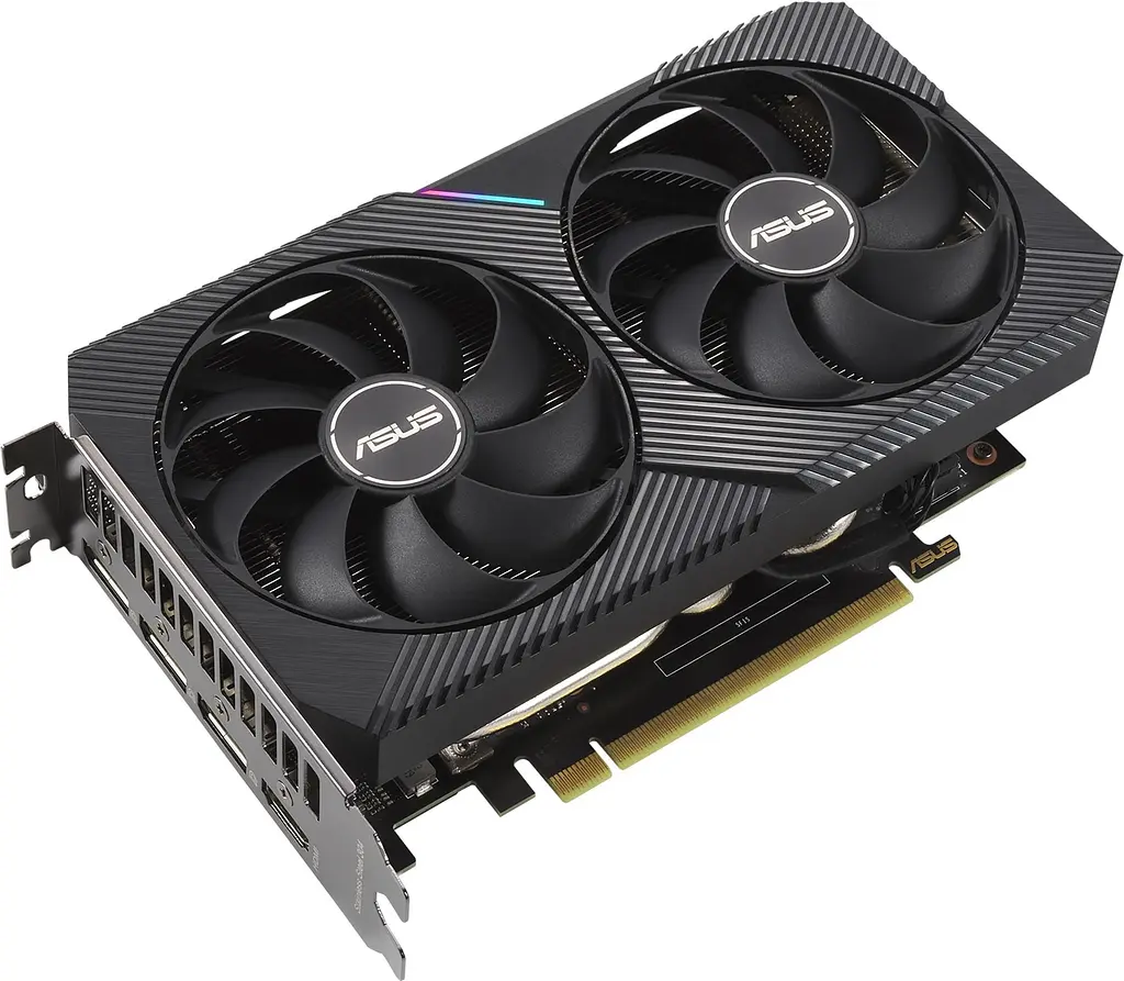 Відеокарта ASUS RTX 3060Ti 8Gb Mini V2 LHR (DUAL-RTX3060TI-8G-MINI-V2) (GDDR6, 256 bit, PCI-E v4.0 x16) Б/в - фото 3