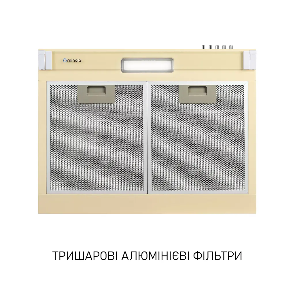 Витяжка плоска Minola HPL 622 BG - фото 6
