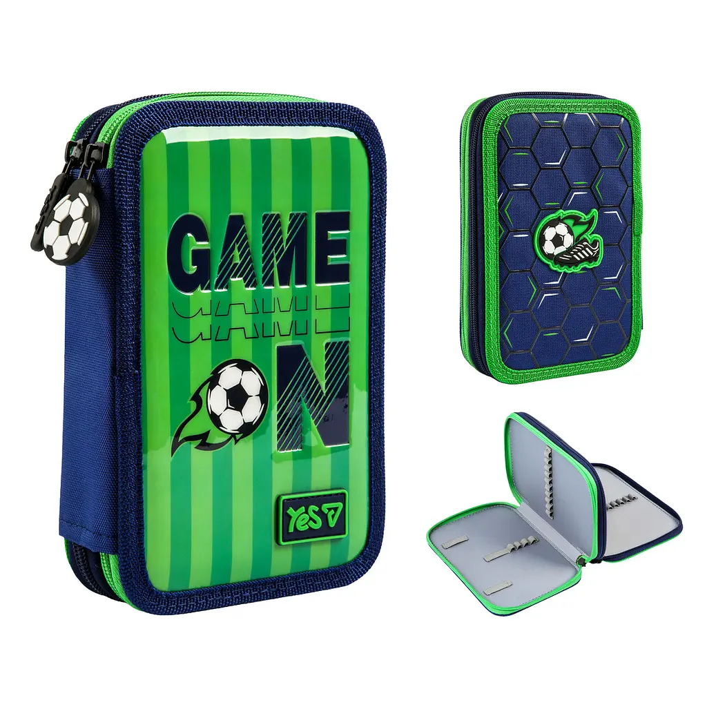 Пенал шкільний Yes подвійний Football Fan HP-01