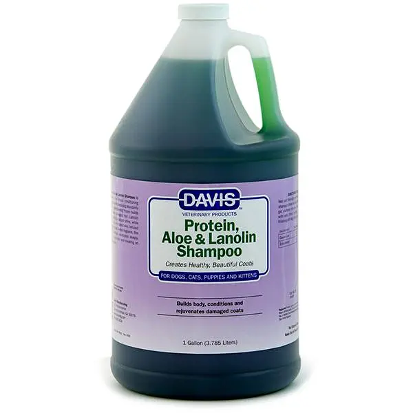 Шампунь Davis Protein & Aloe & Lanolin Девіс із протеїном, алоє, ланоліном для собак і котів (концентрат) 3.8 л (PALSG)