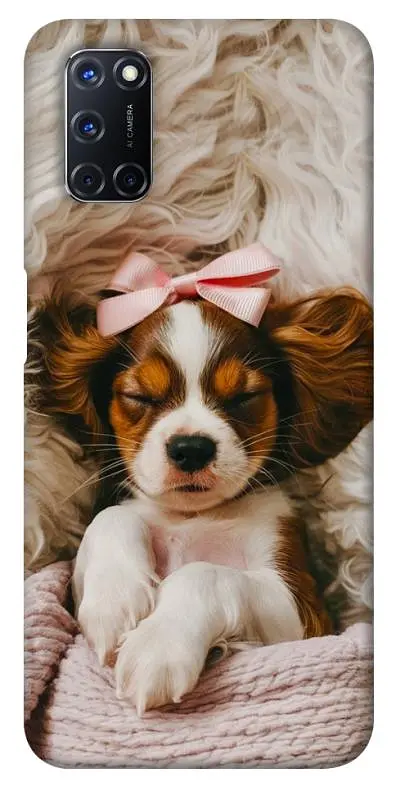TPU чохол Demsky Sleepy spaniel для Oppo A52 / A72 / A92