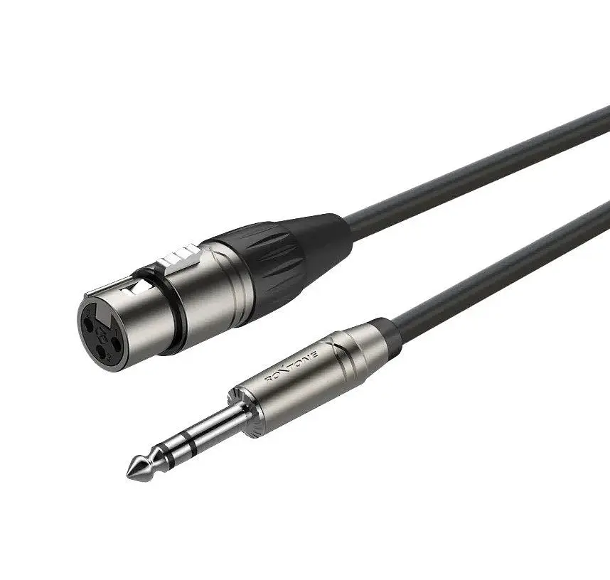 Балансный аудио кабель Jack 6.3 Stereo — XLR Female Roxtone SMX-J220-L3 3м