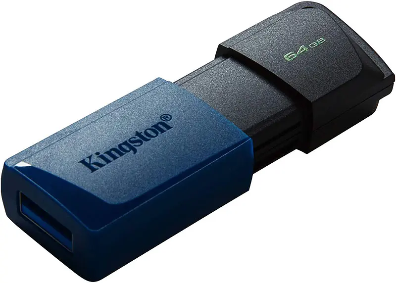 USB Flash Kingston DT Exodia M USB 3.2 64GB Black/Blue - фото 2