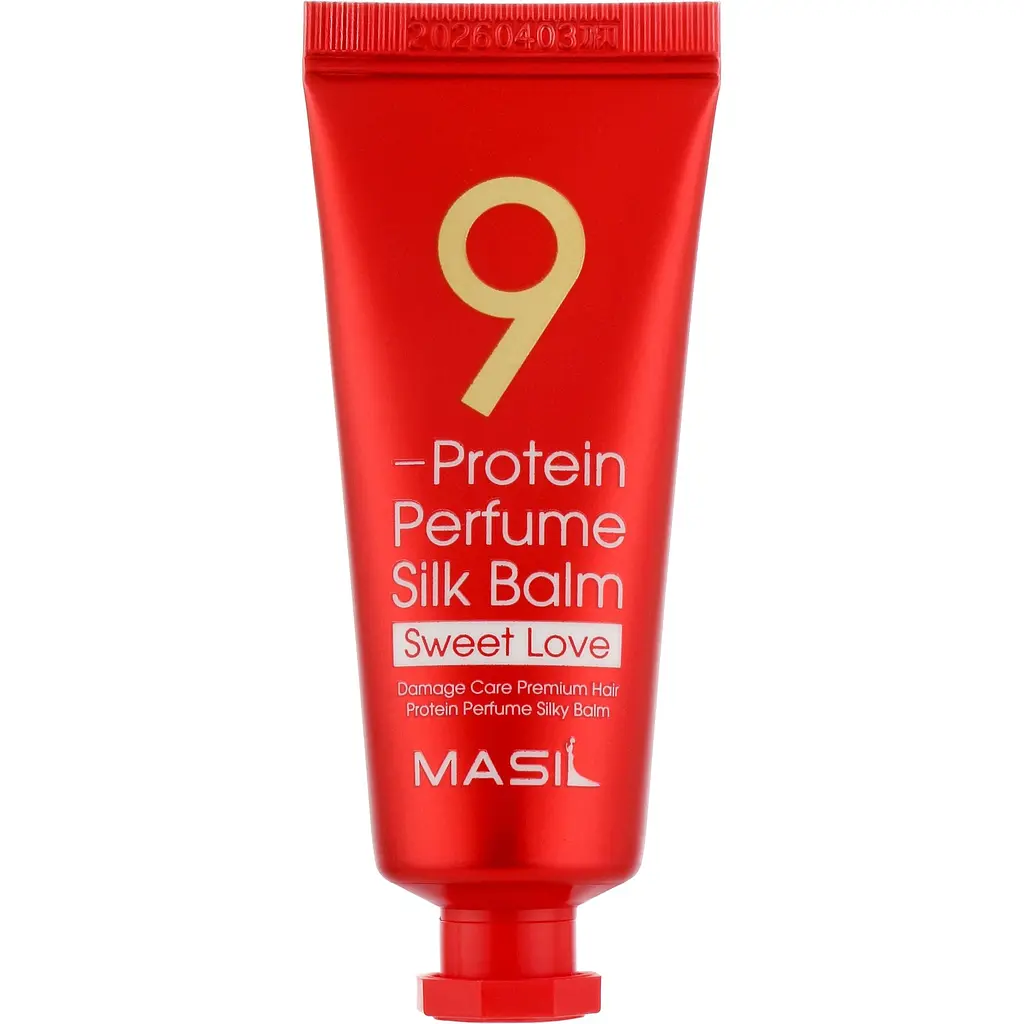 Бальзам для захисту волосся Masil 9 Protein Perfume Silk Balm Sweet Love незмивний з ароматом гібіскусу і троянди 20 мл - фото 2