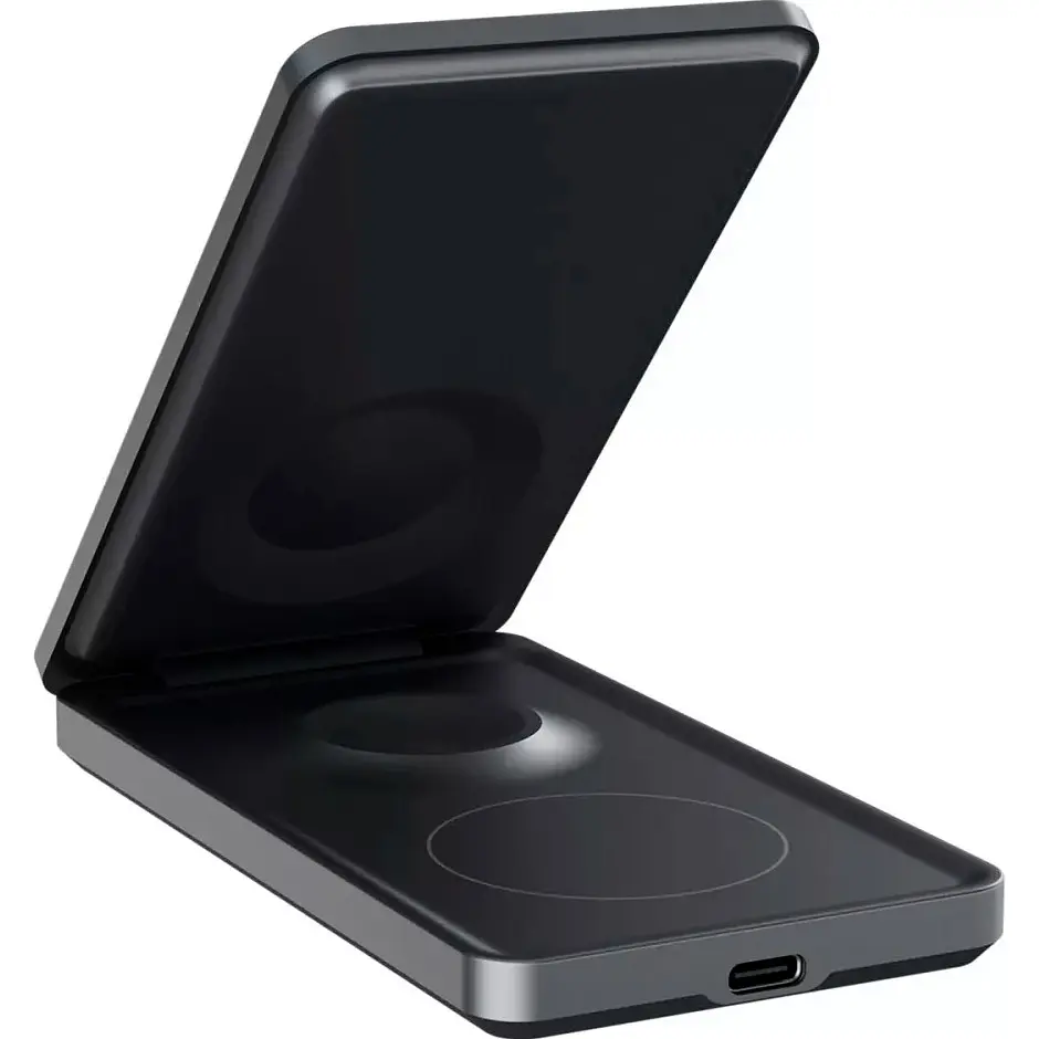 Бездротовий зарядний пристрій Proove Metal Edge 3in1 Gray [WSME15010001] [99876] - фото 2