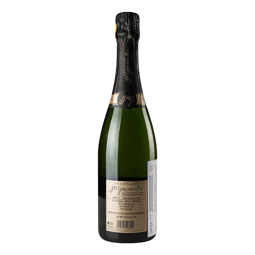 Шампанское JM Gobillard&Fils Brut grande rеserve Premier Cru, 12,5%, 0,75 л (831159) - фото 4