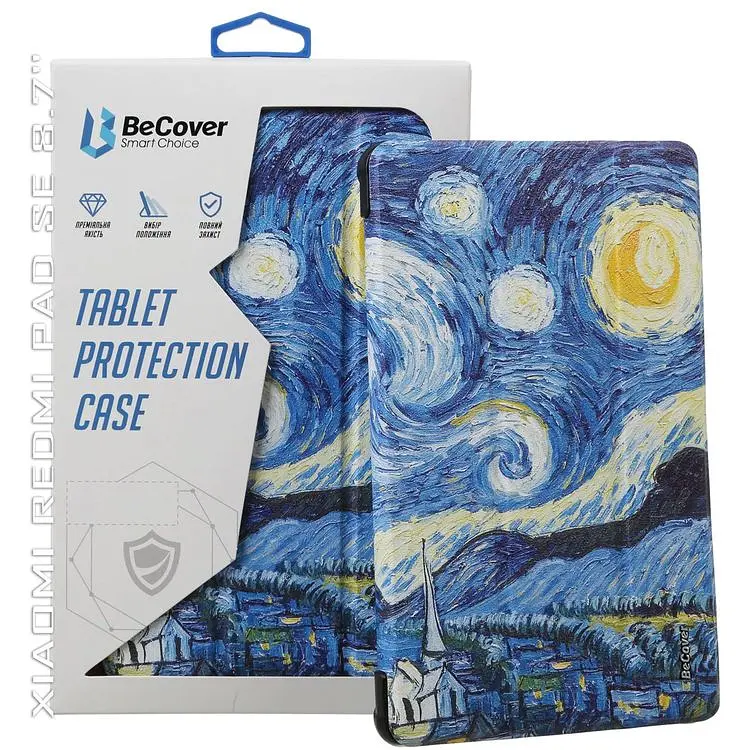 Чехол-книжка BeCover Smart Case для Xiaomi Redmi Pad SE 8.7" Night (711915) - фото 5