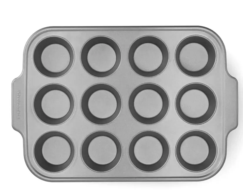 Форма для випікання кексів KitchenAid СС003296-001 40.7х28х4 см сіра - фото 5