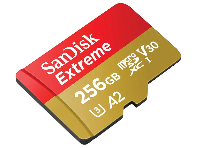 Карта пам'яті SanDisk Extreme microSDXC UHS-I U3 V30 A2 256 GB (SDSQXAV-256G-GN6MA) - фото 2