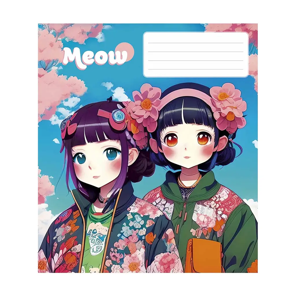 Зошит Школярик Kawaii 48 аркушів клітинка (048-3302K), в асортименті - фото 5